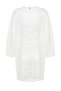 Ecru Mini Knitted Lace Kimono&Kaftan TBESS24KM00034 - 9