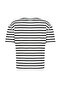 Kırmızı Çizgili Kalın Pamuklu Slogan Nakış Detaylı Relaxed/Rahat Kesim Örme T-Shirt TWOSS24TS00053 - 8