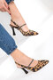 Leopard Women's Classic Heeled Shoes 16965 - 4