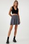 Women's Smoked Pleated Mini Woven Skirt RV00158