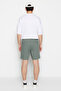 Khaki Regular Fit Shorts with Label Detail TMNSS23SR00075 - 5