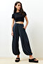 More Sustainable Antrasit İçerikli Havuç/Şalvar Modal Premium Örme Pantolon TWOSS24PL00094 - 5