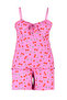 Çok Renkli  Kiraz Desenli Örme Pijama Takımı TBBSS24AI00036 - 7