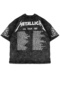 Tour1985-Metallica Printed Oversize Washed Unisex Tshirt