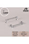 Zumra Chrome 128 mm Handle Luxury Country Kitchen Furniture Cabinet Drawer Handle - 2