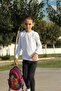 Unisex Crew Neck Basic Long Sleeve Children's T-shirt (4-13) Ages - 4