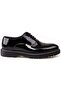 High-Sole, Patent Leather and Matte Black Classic Men's Shoes Suitable for Groom's and Suits - 2