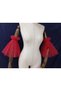 Sonday new season tulle sleeves red - 7