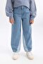 Girl's Wide Leg Wide Leg Jeans Pants A9605A823Wn - 6