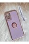 Xiaomi Redmi Note 11 - Note 11 S Compatible Ring Stand Gold Detailed Laser Cut Case - 2
