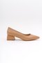 Spark Nude Pointed Toe Short (4CM HEEL) Casual Shoes - 5