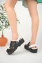 Women's Eva Deniz Doctor Nurse Hospital Comfortable Thick Sole Orthopedic Sandals Slippers - 2