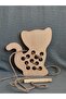 Wooden Toy Montessori Educational Cat Stringing Game