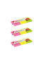 Noki Memo 40x50 Mixed Neon Mixed Color 3-Piece Adhesive Note Paper 3 Pieces - 6