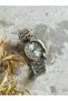 Silver Yellow Women's Round Steel Wristwatch - 2