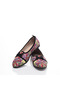 Printed Colorful Linen Women's Ballerinas