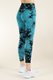 Seamless Push-up Recovery Tie-Dye Pattern Sports Leggings - 2