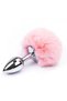 Ponpon Anal Plug - 28mm - 7cm - Pembe