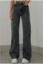 Papel Women's High Waist Loose Leg Trousers Palazzo Model Jeans