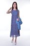 Girl's Jeans Bolero Two Pieces Long Chiffon Dress