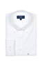 White Buttoned Collar Pocket Tailor Fit Sports Oxford Men's Shirt - 2