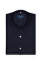 Navy Blue Hidden Buttoned Collar Flap Pocket Tailor Fit Sports Oxford Men's Shirt - 2
