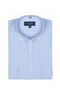 Sky Blue Hidden Button Collar Cap Pocket Tailor Fit Sports Oxford Men's Shirt - 2