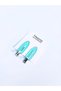 Set of 2 Non-Marking Clip Hairpins - Professional Hair and Makeup Clips (Blue)