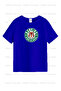 High School Printed 3 Pack Unisex Orange-Black-Sax Blue Children's T-Shirt/T-Shirt - 4