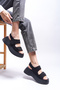Olnesari Women's Sandals0012804 Black Suede - 4