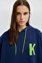 Letter Printed OVERSIZE SWEATSHIRT - 6