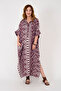 WOMEN AUTHENTIC PATTERNED SLIT DETAIL DRESS - 2
