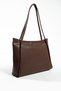 NOU DOUBLE HANDLE SANDING MODEL VINTAGE SHOPPER HAND AND SHOULDER BAG - 3