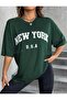 Women's USA New York Printed Oversize T-shirt - 3