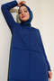 Women's Wide Dress with Front Trim - 2