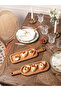 Wooden 2-Piece Serving Board - Steak Serving - Wooden Serving Plate - Wooden Serving Tray - 3
