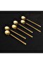 DMR life Madrid Titanium Gold 6 Pieces Tea - Nescafe Coffee Spoons