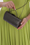Platinum Black Silver Three Colors Sprinkled Stone Evening Dress Clutch Portfolio Hand Night Wedding Engagement Bag - 5