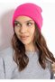 Classic Sports Beret Knitwear Beret Unisex Non-Embroidery Beret Plain Beret Unisex Beret Plain Classic Beret Fuchsia - 3