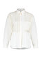 Ecru Oversize Wide Fit Woven Shirt with Lace Front Detail Twoss24Go00063 - 7