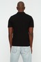 Büyük Beden Siyah Regular/Normal Kesim Basic %100 Pamuklu Polo Yaka T-shirt TMNSS24BF00000 - 9