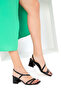 Black Women's Classic Heeled Shoes 18016 - 3
