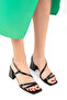 Black Women's Classic Heeled Shoes 18016 - 2