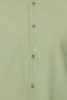 Green Button Collar Epaulette Slim Fit Long Sleeve 100% Cotton Shirt Tmnss20Go0189 - 4
