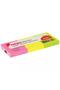 Noki Memo 40x50 Mixed Neon Mixed Color 3 Pieces Adhesive Note Paper - 8