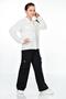 Palazzo Parachute Leg Clip Rubber Adjustable Girl's Trousers with Cargo Pockets
