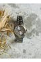 Silver Yellow Women's Round Steel Wristwatch - 5