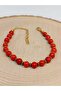 Coral Stone 6mm Design Bracelet (47114) - 3