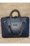 SL-558 38cm×28cm Black Genuine Leather Briefcase and Laptop Bag (For 14 Inches) ART LIFE - 2