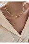 Barley pearl bold heart necklace - 2